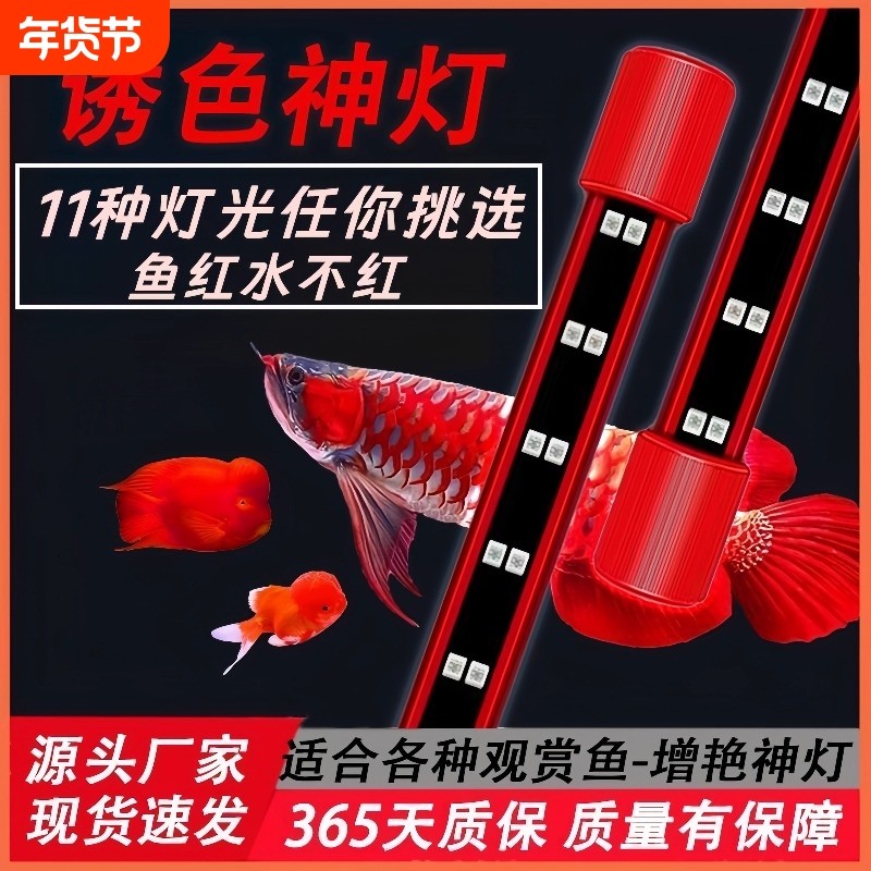 鱼缸灯led灯防水超亮变色专用龙鱼锦鲤增艳照明造景观赏潜水灯管,宠物/宠物食品及用品,照明器材,淘宝优惠券,粉丝福利购,淘宝优惠卷