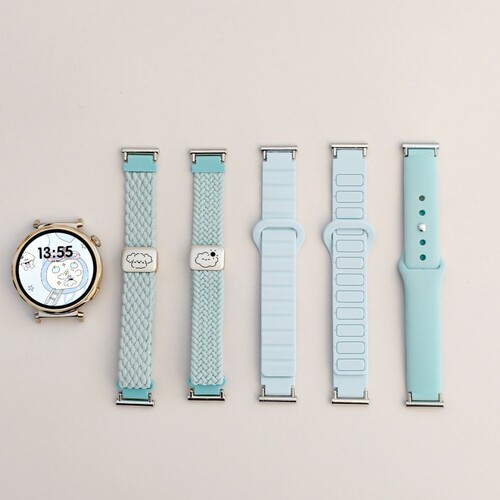 海盐薄荷适用小米watch S5手表watch5表带S4sport磁吸尼龙S4硅胶S3运动S2智能S1pro男士color2夏季透气腕带女