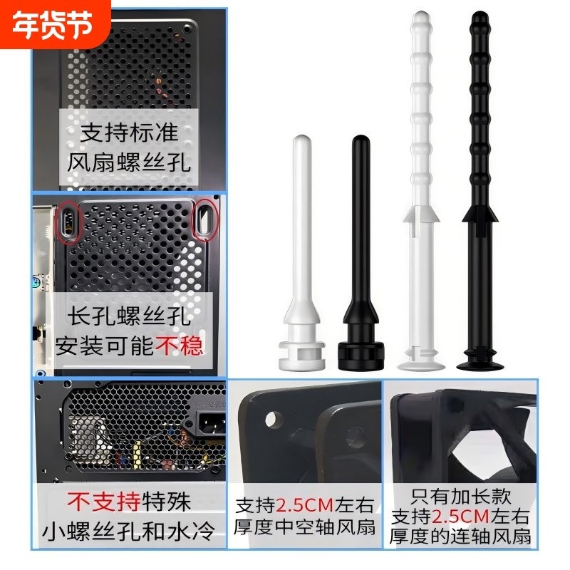 钉减震橡胶风扇散热器螺丝钉代替钉手拉软胶胶软防震电脑机箱风扇,电脑硬件/显示器/电脑周边,其它电脑周边,淘宝优惠券,粉丝福利购,淘宝优惠卷