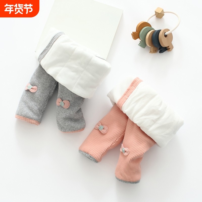女童小童裤a类2026新0-3岁外穿加厚韩版三层夹棉儿童长裤子百搭,童装/婴儿装/亲子装,裤子,淘宝优惠券,粉丝福利购,淘宝优惠卷