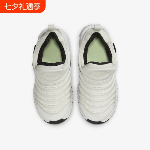 尼可毛毛虫幼童易穿脱跑步鞋秋冬儿童运动鞋轻便休闲鞋一脚蹬穿脱