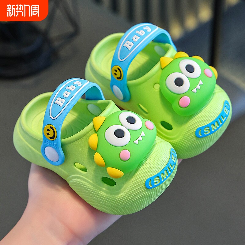 儿童凉鞋男童2025新款夏季男孩防滑女宝宝凉拖沙滩鞋婴幼儿洞洞鞋