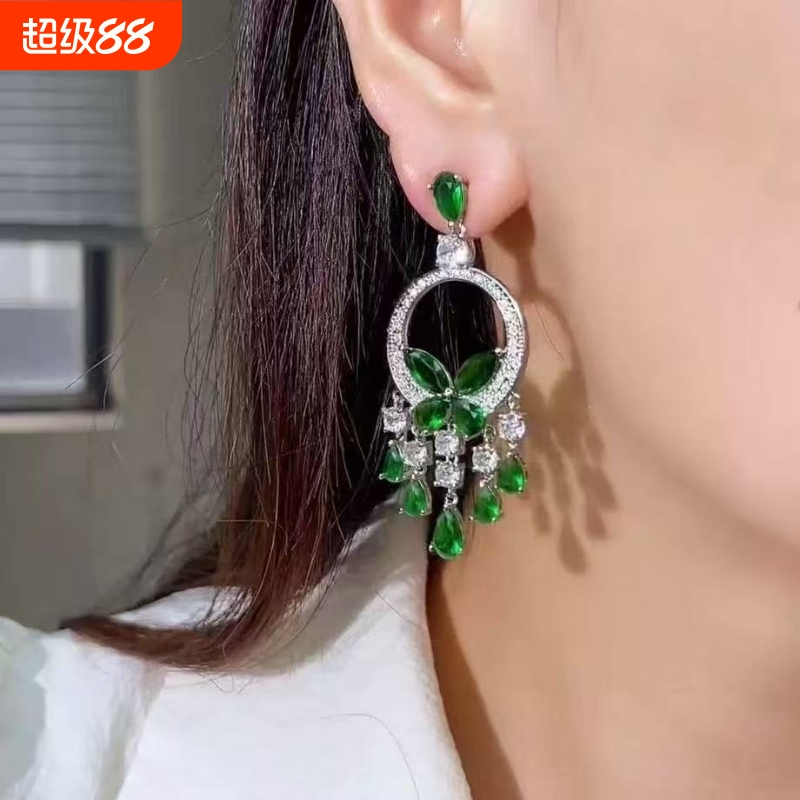 明星同款经典蝴蝶流苏高级感