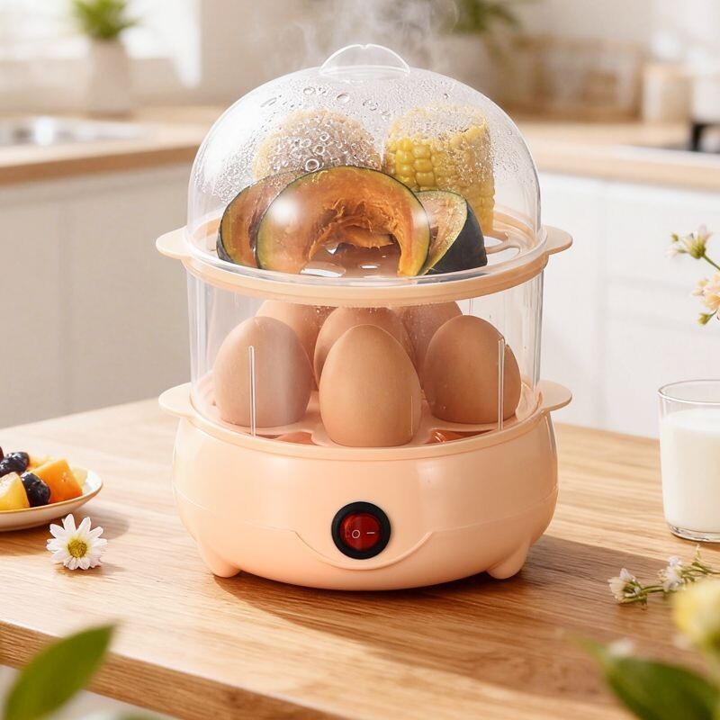 防干烧煮蛋器蒸蛋器小型家用蛋羹迷你宿舍鸡蛋神器多功能宝宝早餐