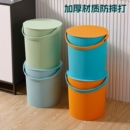 洗澡水桶凳塑料加厚可坐幼儿园家用浴室手提洗衣收纳凳带盖钓鱼桶