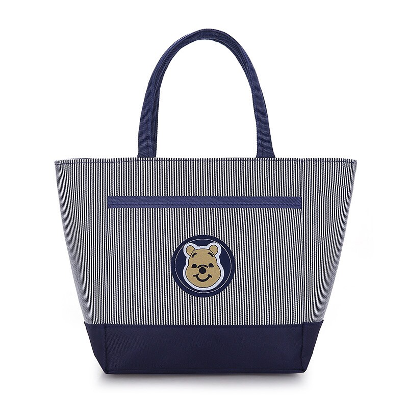 饭盒袋手提包手提妈妈包小帆布包小熊便当包学生带饭包女包轻便
