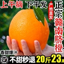 江西赣南脐橙橙子新鲜10斤大赣州产地直发当季 整箱冰糖果冻甜手剥