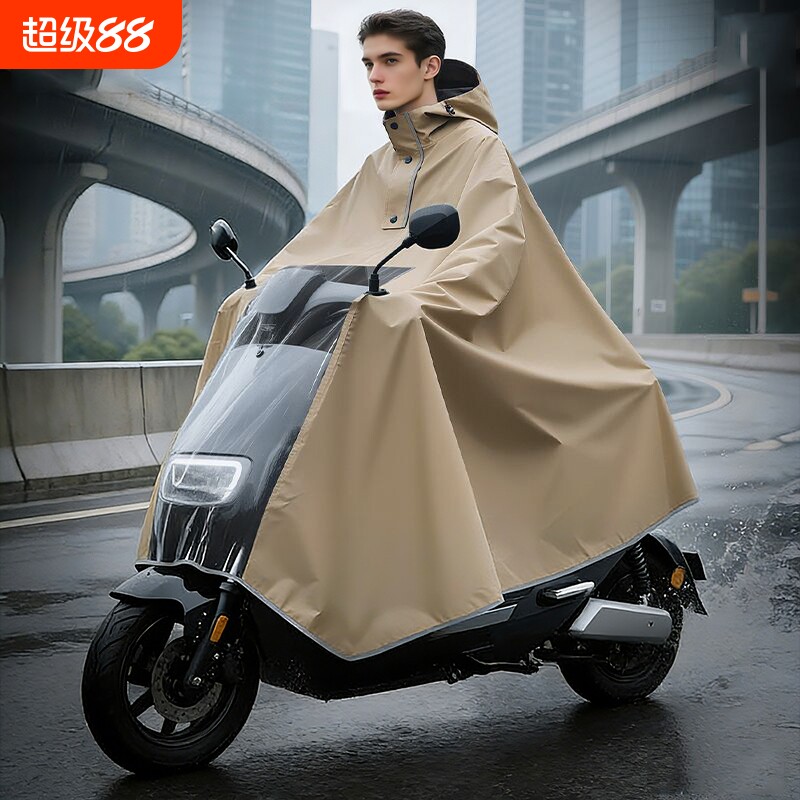 电动电瓶车雨衣男女款单人新款摩托自行车专用长款全身防暴雨雨披