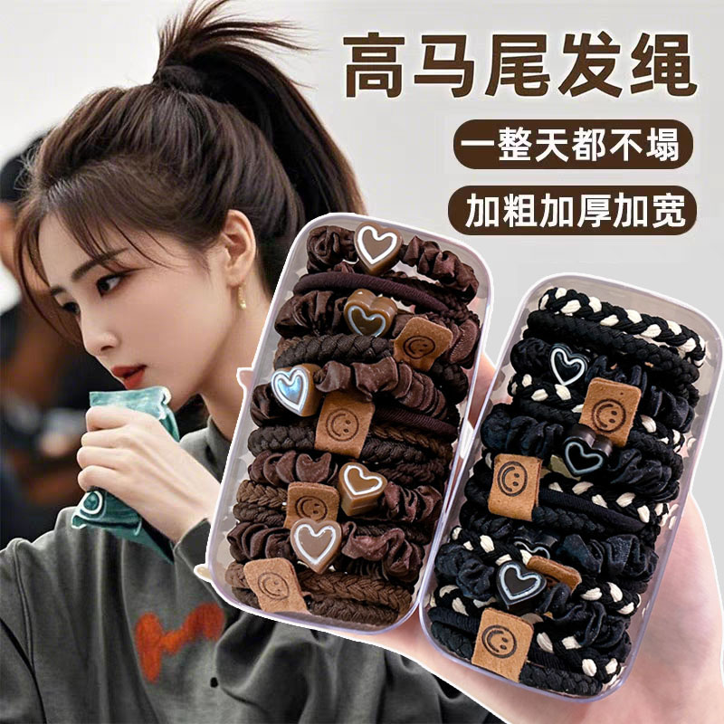 发绳女2025新款高端高弹耐用头绳发圈高级感扎头发橡皮筋头饰成人