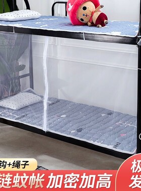 学生蚊帐1m*2m带拉链款单人蚊帐