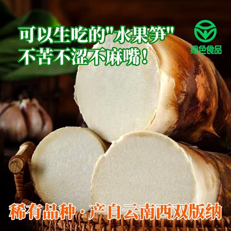 云南甜龙笋新鲜蔬菜竹笋现挖现发图片