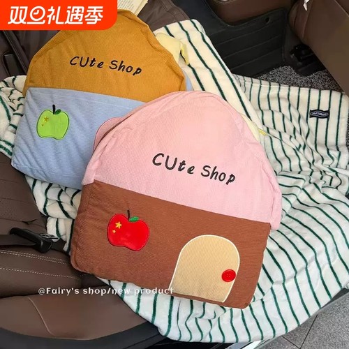 两用车载抱枕被二合一午睡抱枕汽车车内小毯子四季通用可折叠枕头