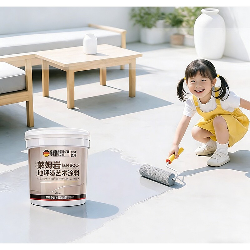 十合一室外地坪漆户外水泥地面改造耐磨防水水性环氧地板漆自流平