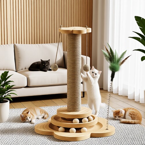 猫抓柱抓板非实木耐磨