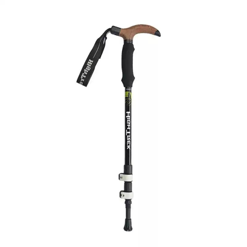 儿童成人超轻小弯柄碳素纤维登山杖外锁伸缩折叠老人户外行山手杖