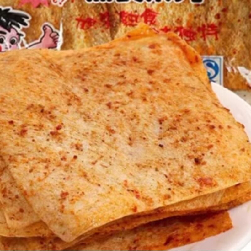 香辣片麻辣条豆皮儿时童年怀旧休闲零食小吃湖南老式大辣片