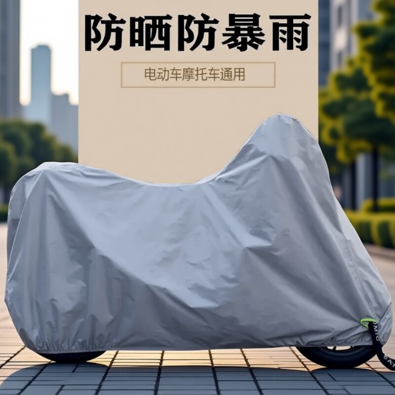 电动车防雨罩加厚车罩防晒通用摩托车电瓶车衣遮雨挡风自行车雨披