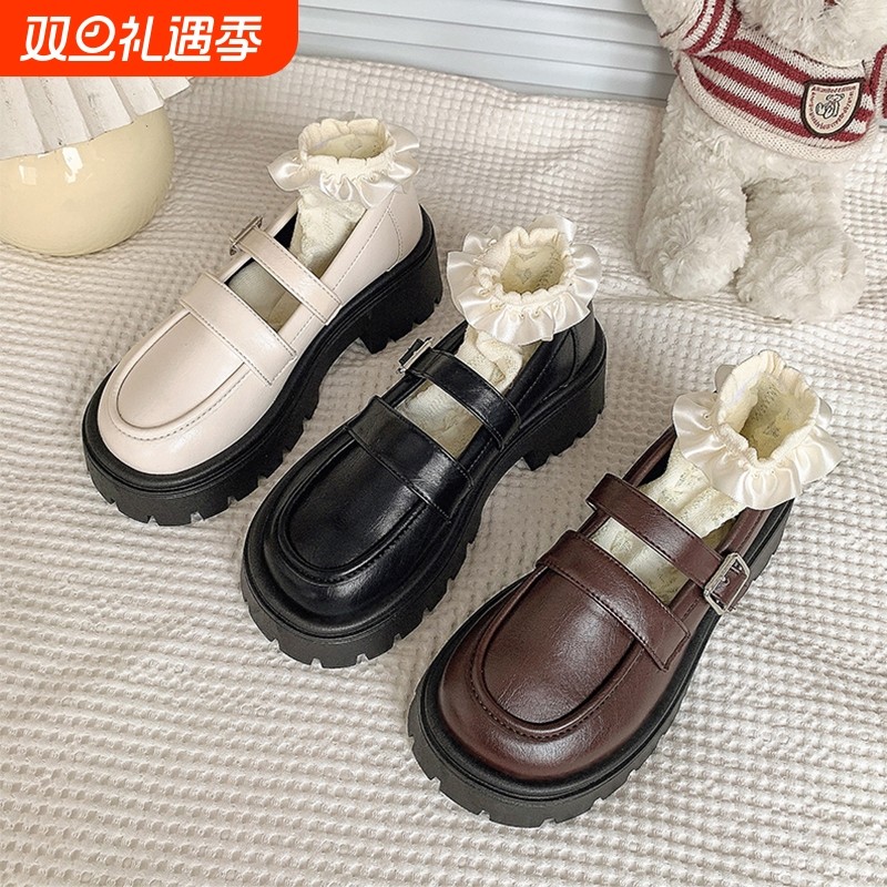 秋学院风日系jk配裙子玛丽珍单鞋