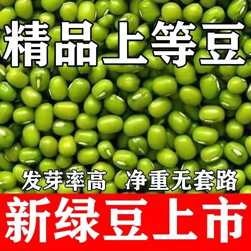 绿豆新货农家绿豆粥绿豆汤绿豆芽绿豆沙五谷杂粮东北农家自产发芽