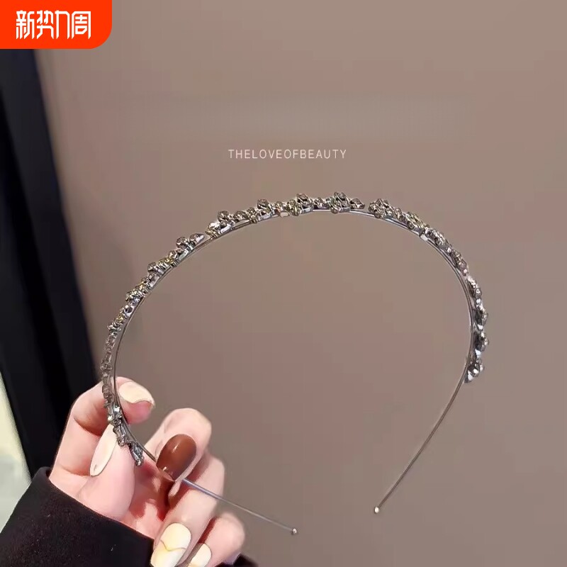 韩版发饰简约水钻发箍气质防滑发卡头窟发夹简约优雅头饰饰品甜美