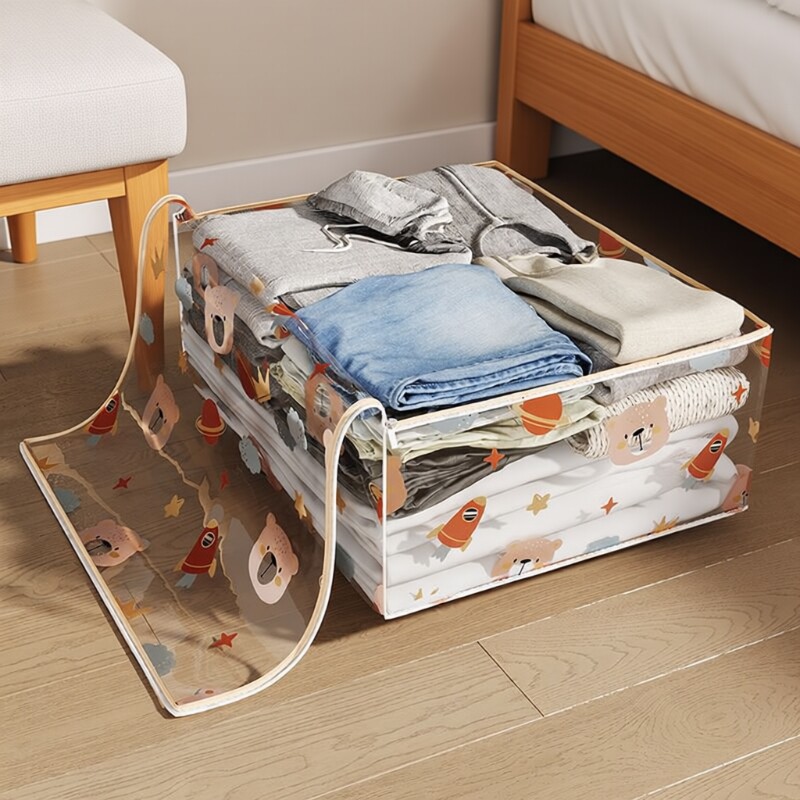 衣物衣服收纳袋被子透明棉被加厚搬家整理袋大容量防尘袋防水防潮