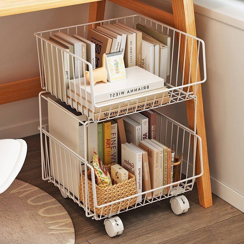 双层书包置物架桌下放置神器宿舍好物移动带轮大学生桌底收纳书桌,收纳整理,书桌收纳置物架,淘宝优惠券,粉丝福利购,淘宝优惠卷