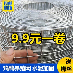 镀锌铁丝网小孔防鼠防锈钢丝网阳台窗户防护网养殖护栏网水泥防裂