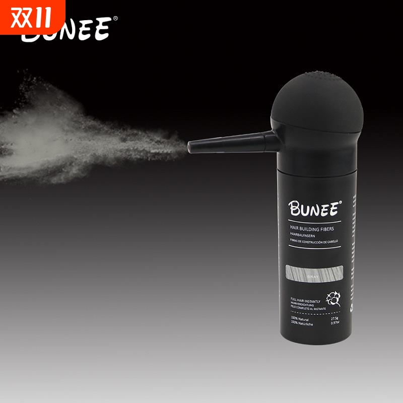 头发纤维粉少稀疏秃顶