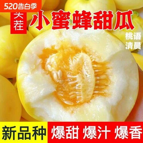【新鲜现货】山东星甜20小蜜蜂甜瓜新鲜当季水果头茬甜脆密糖罐兴