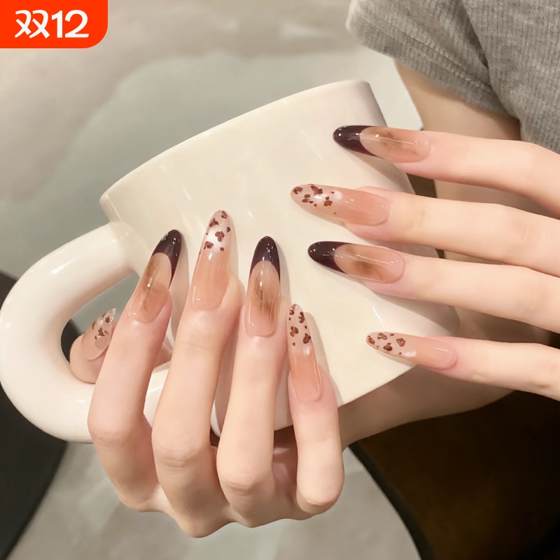 美甲猫眼款式假指甲|千人加购