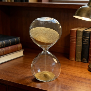 简约现代a家居装饰小摆件5/30分钟沙漏计时器办公桌面解压流沙瓶