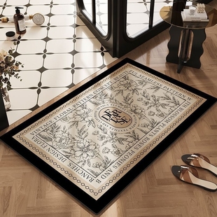 浴室地垫卫生间门口吸水防滑脚垫硅藻泥厕所洗手间速干卫浴地毯垫