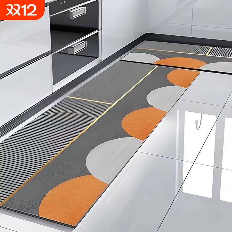 新款厨房专用吸水地垫可裁剪高级