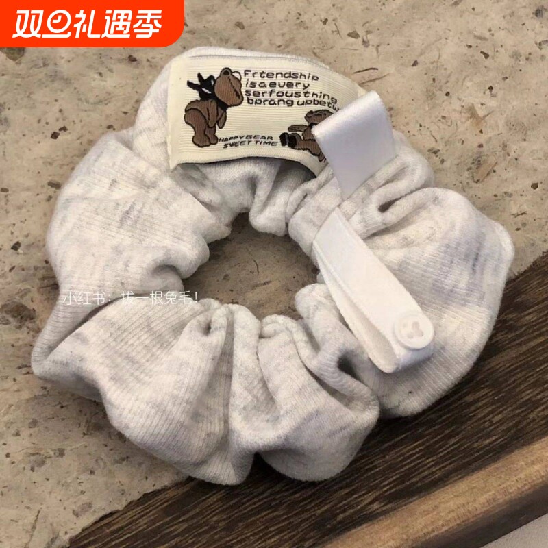韩国时尚百搭ins风大肠发圈慵懒可爱头绳少女马尾发绳皮筋发饰品