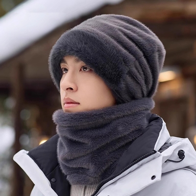 帽子男士2025新款秋冬季加绒加厚