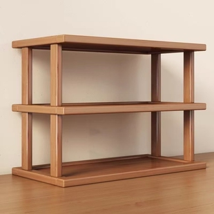 桌面杯子收纳架置物架茶杯茶具水杯杯架客厅台面多层咖啡办公室