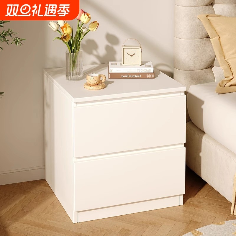 小户型床头柜简约现代简易出租房用储物柜卧室家用床边收纳小柜子