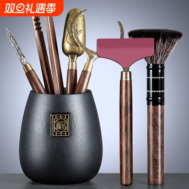 茶道茶桌套装泡茶工具六君子摆件茶杯垫功夫茶具配件用品大全茶宠