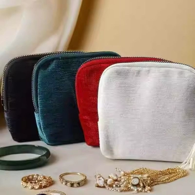 流苏首饰包胡彦斌同款文玩收纳包项链水晶手串多层小巧便携首饰袋