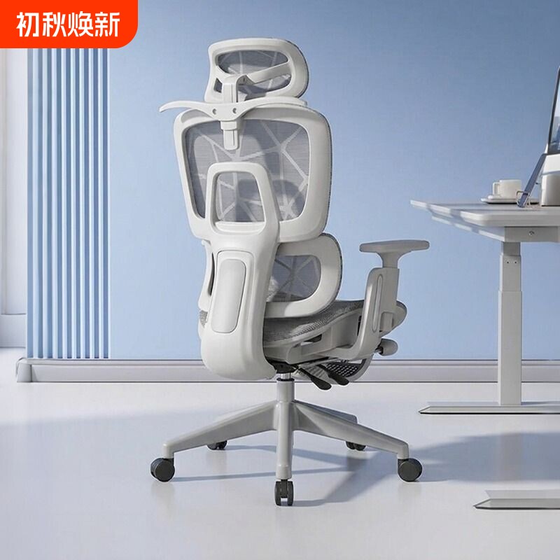 人体工学椅久坐电脑椅子舒适家用办公椅电竞座椅可躺护腰午睡网布