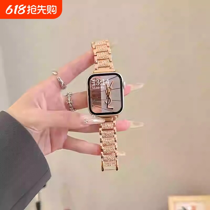 智能手表女士彩屏血压手环心率女性运动计步腕表睡眠监测多功能
