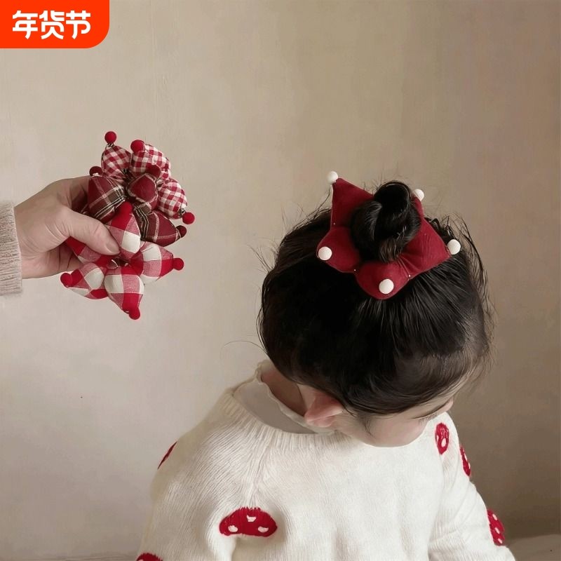 甜美韩系可爱立体五角星发圈格纹肠圈儿童成人发饰马尾头绳肠圈,饰品/流行首饰/时尚饰品新,发饰,淘宝优惠券,粉丝福利购,淘宝优惠卷