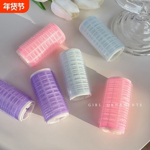 空气刘海卷发筒前额蓬松头发固定神器定型发卡自粘八字发卷发夹女