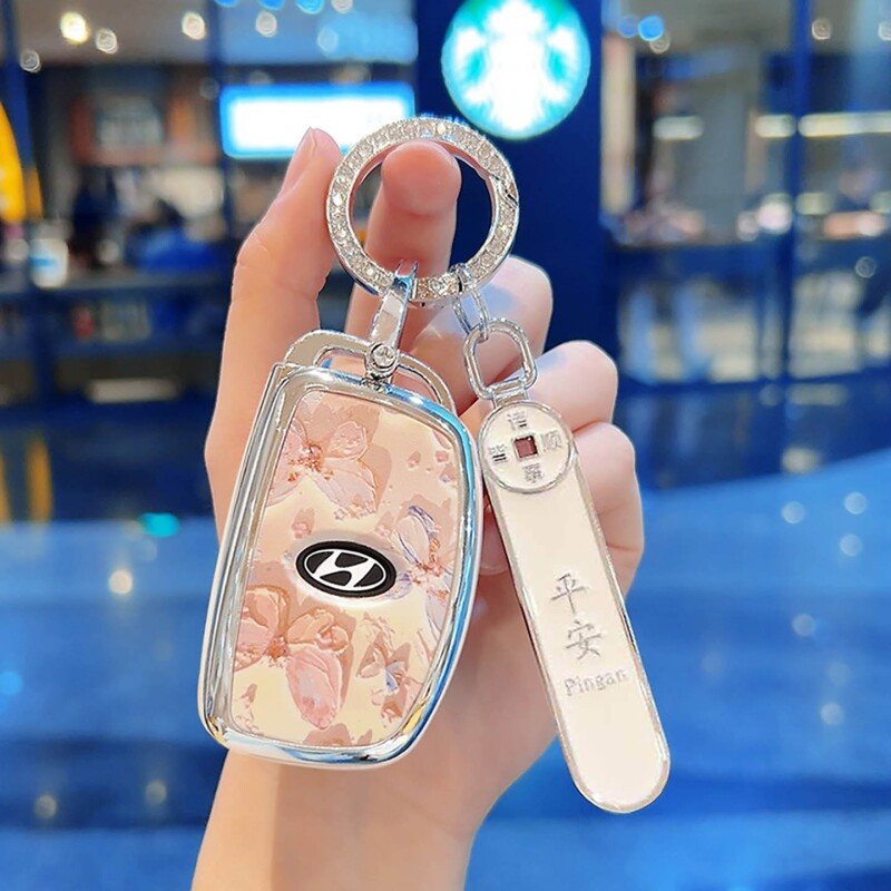 现代途胜钥匙套名图/领动装饰保护壳索纳塔9车扣朗动悦纳全包耐磨