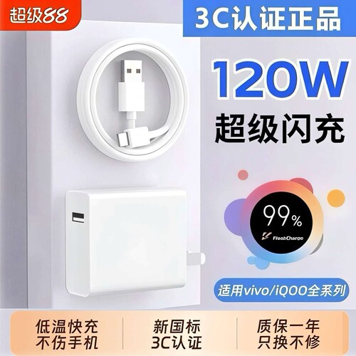 120W适用vivoX、iQOO快充套装