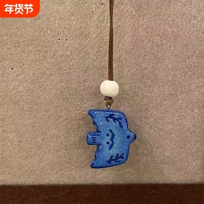 精致小鸟蓝色项链|100人收藏
