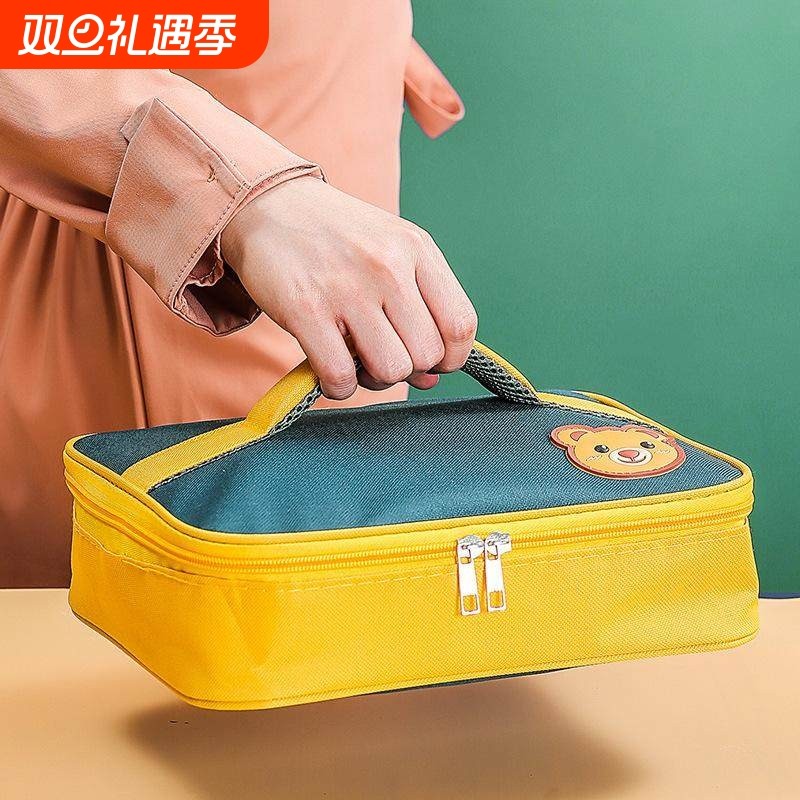 乐扣仕官方旗舰店正品牛津布保温饭盒餐盒拎包铝箔食品食物保温袋