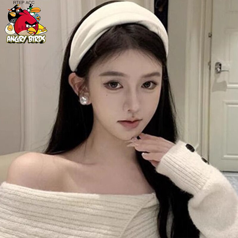 发箍女愤怒的小鸟新款宽边简约高颅顶发饰高级感洗脸头箍不勒头
