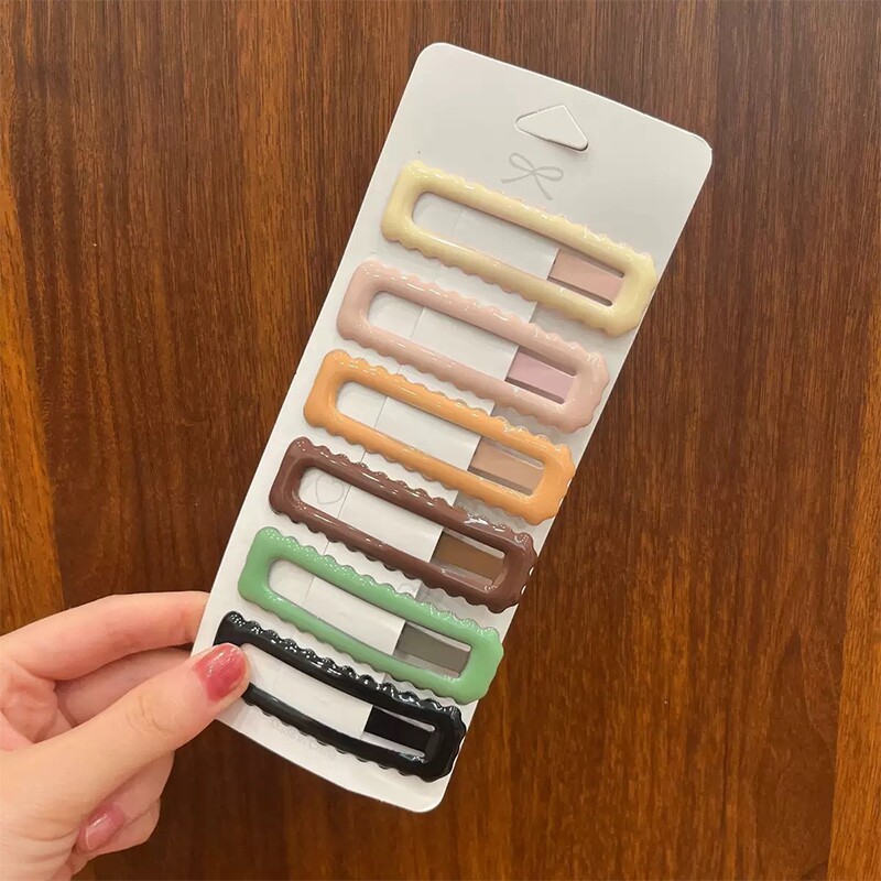 简约波浪新款bb夹发夹女2025新款高端前额侧边刘海夹碎发卡子头