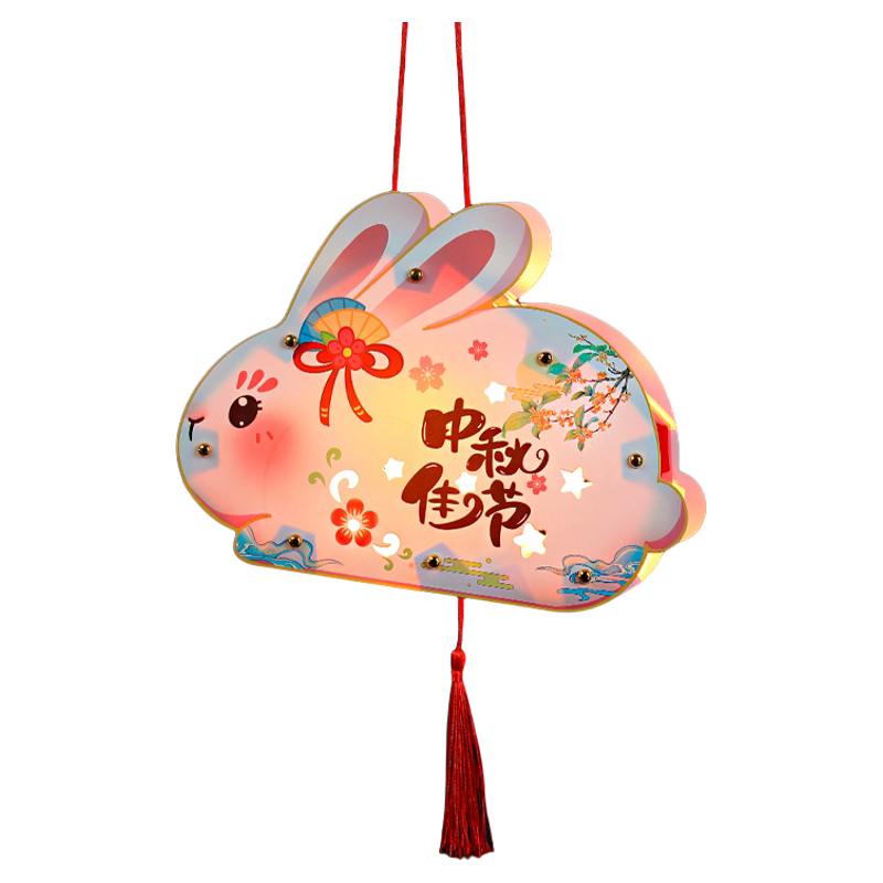 纸质DIY中秋节新款手提灯笼